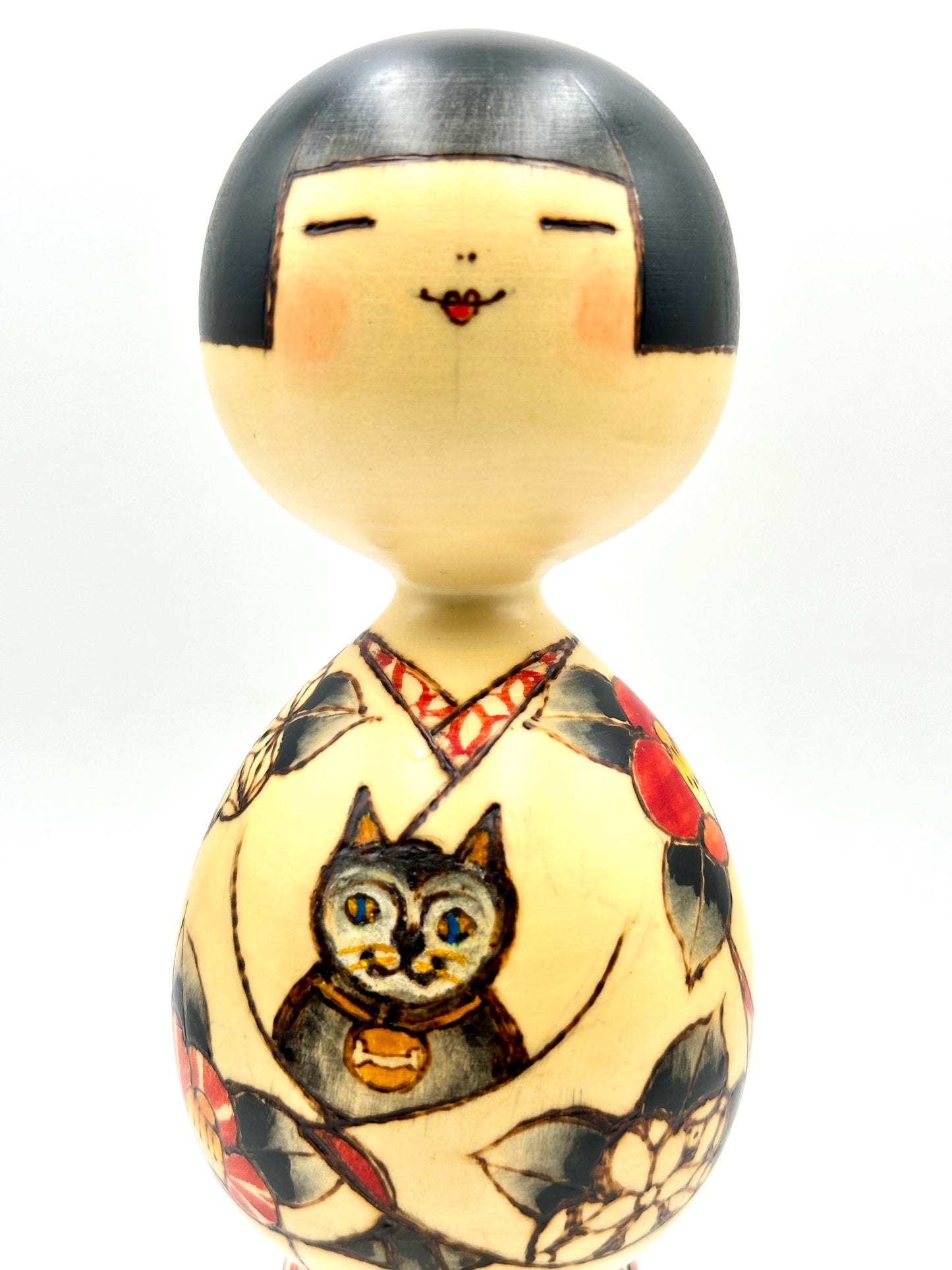 Kokeshi Kuro Neko No Tama