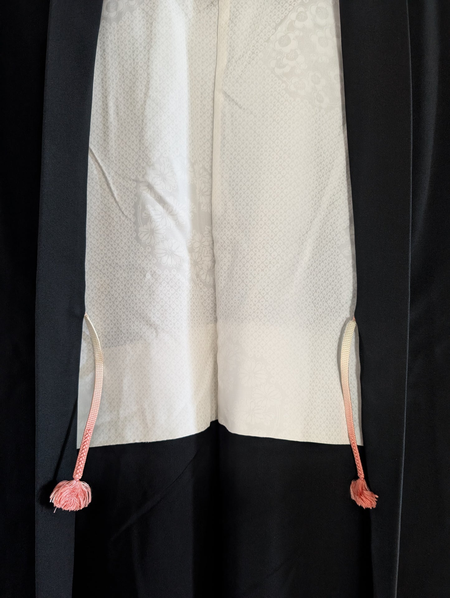 Haori con motivo floreale dipinto