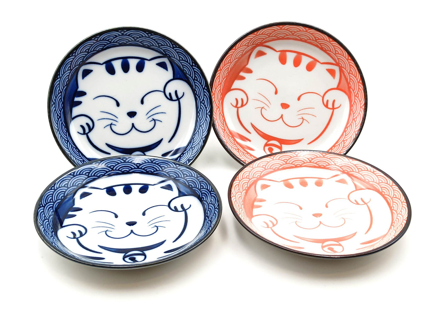 Set 4 piattini Maneki Neko
