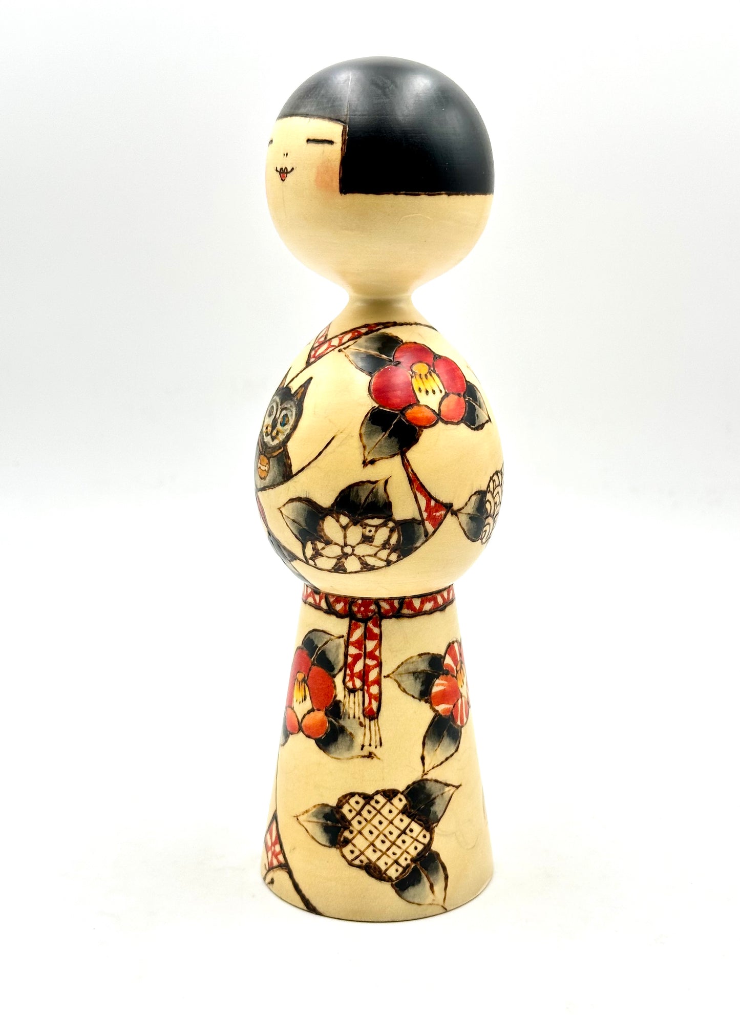 Kokeshi Kuro Neko No Tama