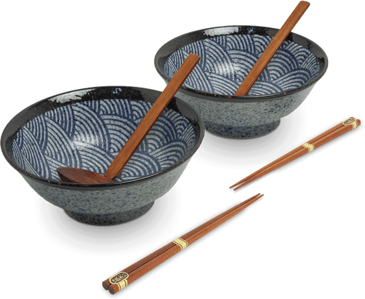 Set ciotole ramen Seigaiha