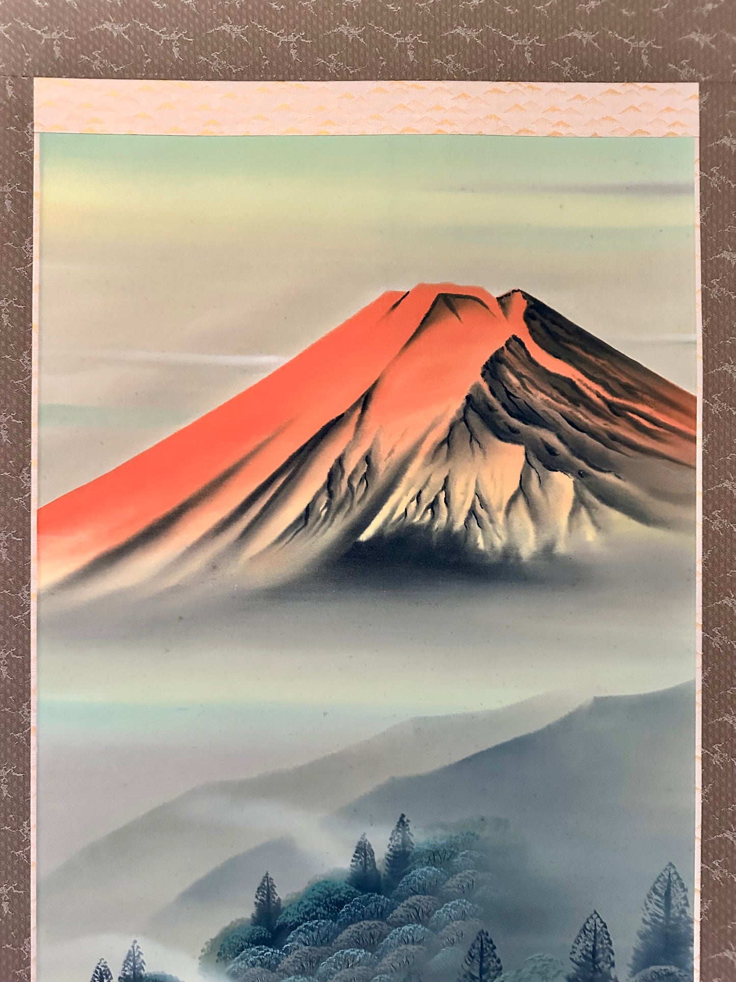 Kakemono Gold Fuji