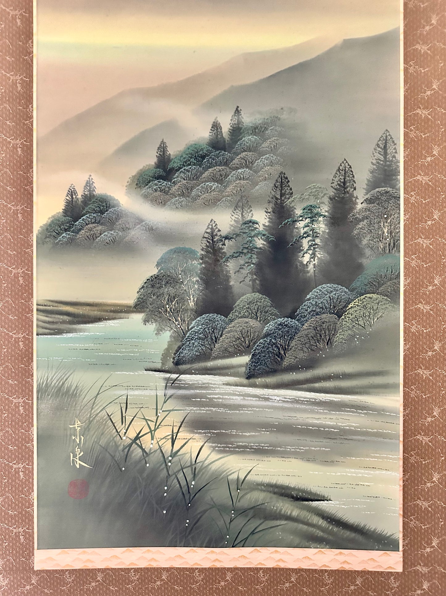 Kakemono Gold Fuji