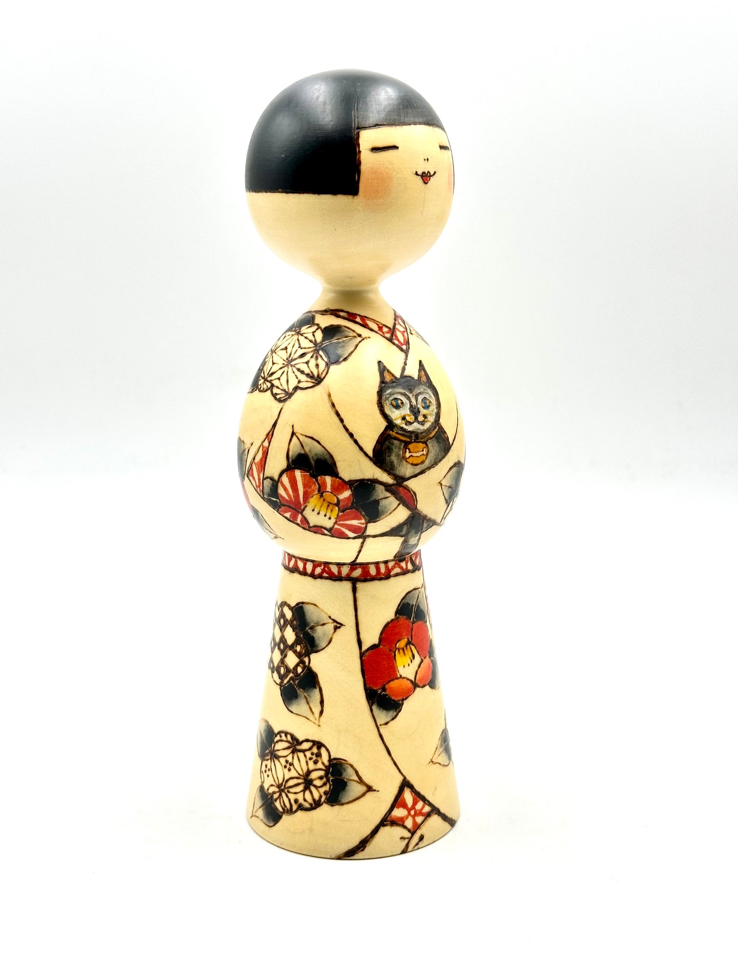 Kokeshi Kuro Neko No Tama
