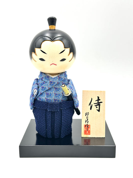 Kokeshi Samurai (Chirimen)