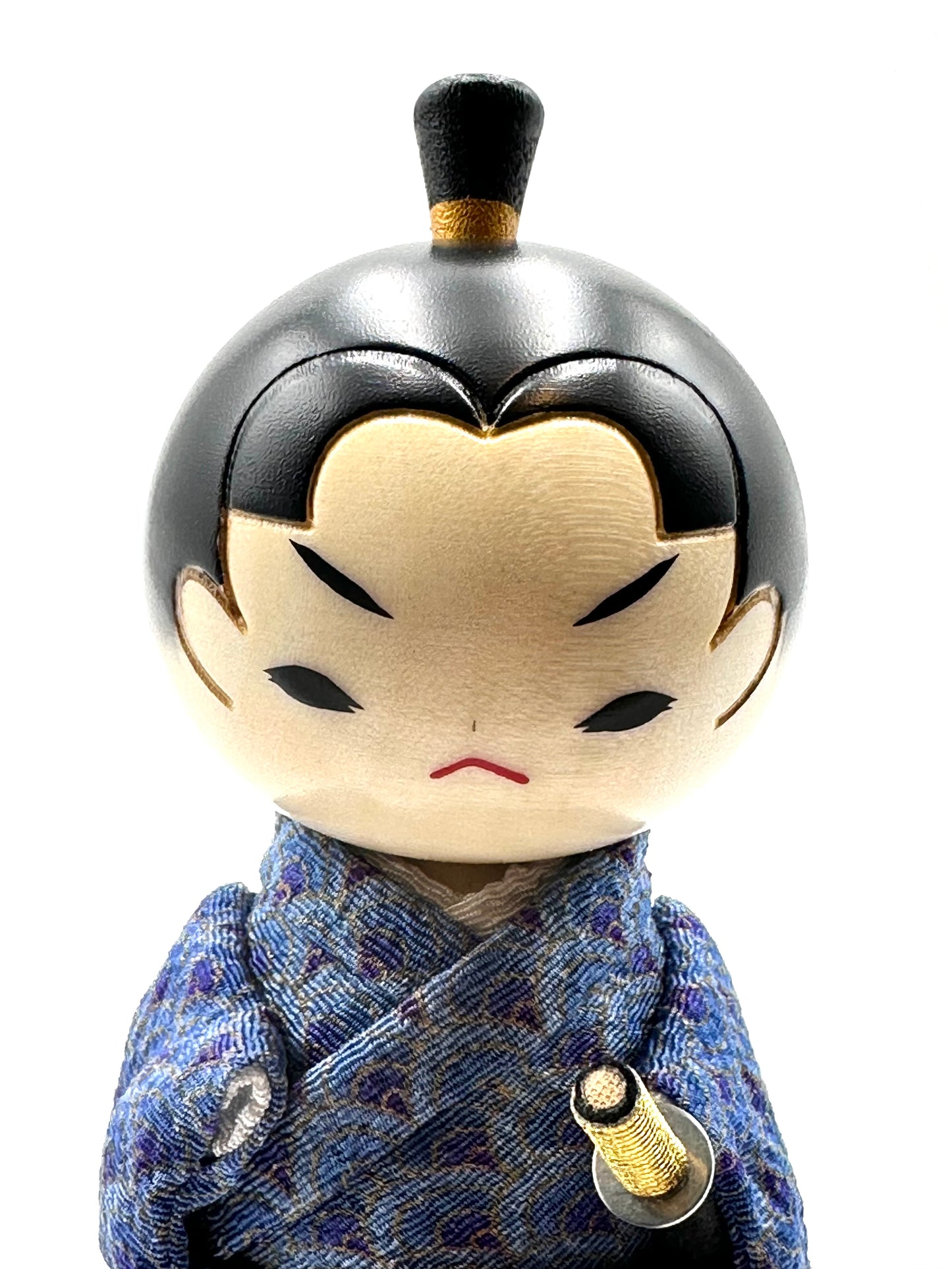 Kokeshi Samurai (Chirimen)