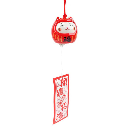 Fuurin Maneki Neko Daruma