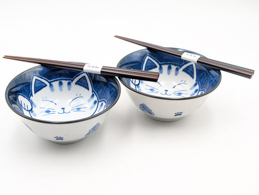 Set ciotole maneki neko + bacchette