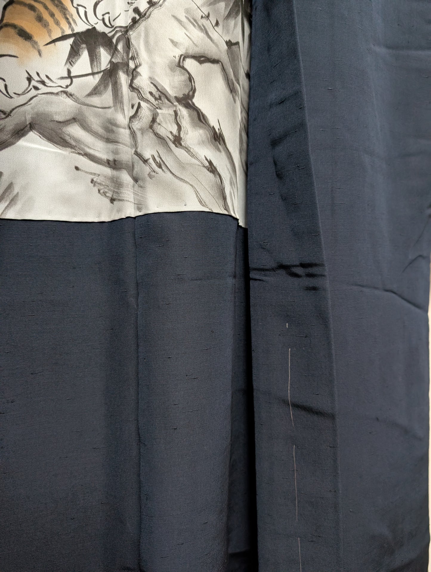 Haori da uomo con dipinto di tigre