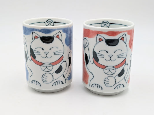 Set due tazze Maneki Neko