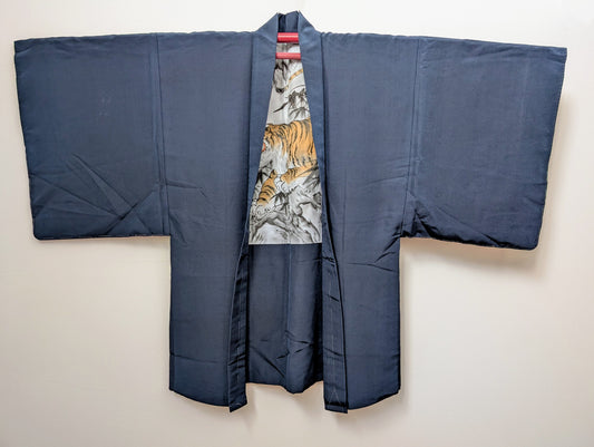 Haori da uomo con dipinto di tigre