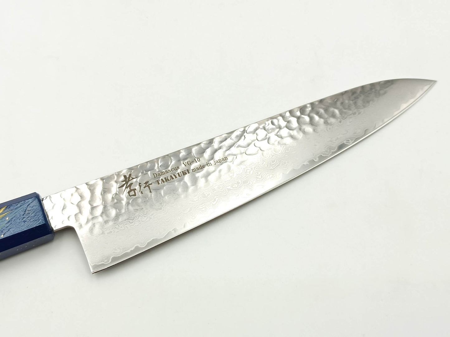 Gyuto Damasco 33 strati 21cm con manico laccato Urushi