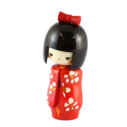 Kokeshi Otomesode Red