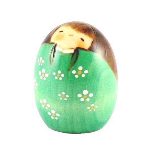 Kokeshi Shiawase Green