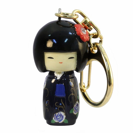 Portachiavi Kokeshi Blue