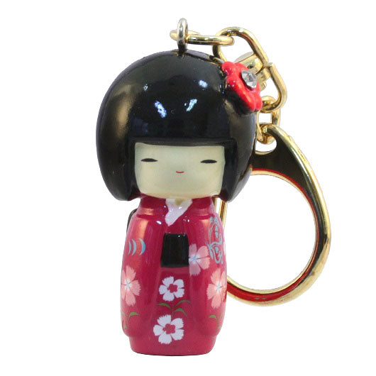 Portachiavi Kokeshi Pink