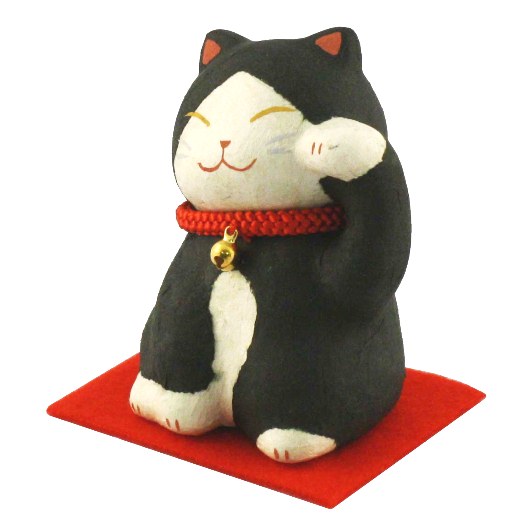 Maneki Neko Chigiri-e Black