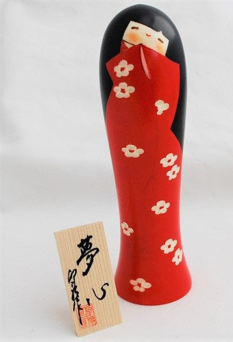 Kokeshi Yumegokoro Red